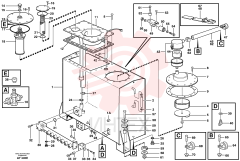 Hydraulic fluid tank