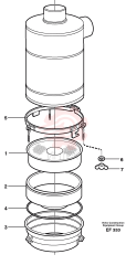 Oil bath air cleaner