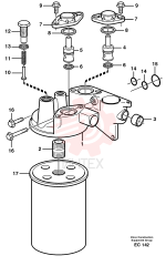 Oil filter housing VOE 420928