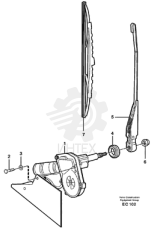 Wiper motor VOE 11039288