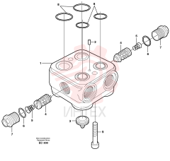 Valve body VOE 11701277