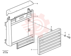 Radiator Casing VOE 11006166 (2)