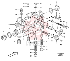 Oil filter housing VOE 11127830