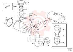 Extension pipe VOE 15025032