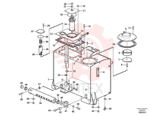 Hydraulic fluid tank VOE 15011287