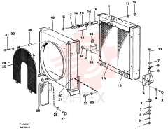 Радиатор VOE 11033734
