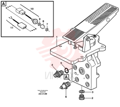 Pressure monitor VOE 11039617