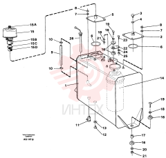 Hydr fluid tank