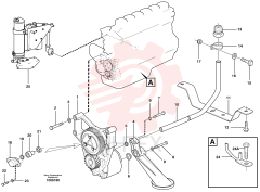 Oil feed pipe VOE 8125392