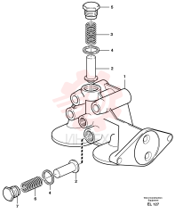 Oil filter housing VOE 422811