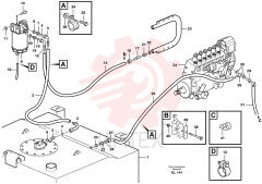 Fuel pipe VOE 11174873