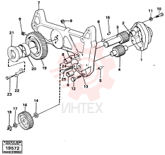 Lubricating oil pump VOE 4804203