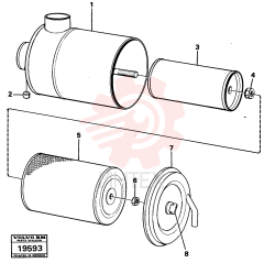 Air Cleaner VOE 4881215 (1)