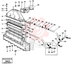 Inlet manifold VOE 4804766