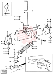 Exhaust pipe VOE 4804240 (1)