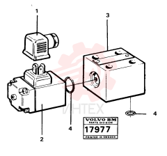 Встроенный клапан в сборе VOE 4787242 (2)