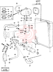 Coolant pipe VOE 11033449