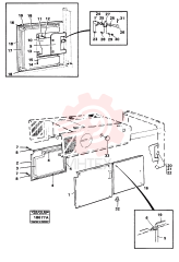 Hinge flange