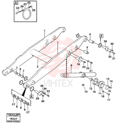 Lifting frame work