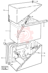 Battery shelf