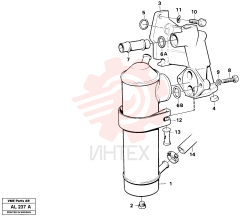 Flange screw
