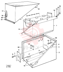 Battery shelf