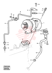 Oil feed pipe