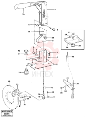 Handbrake lever