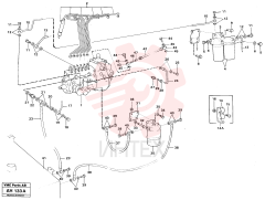 Oil feed pipe
