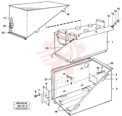 Battery shelf