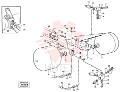 Footbrake valve