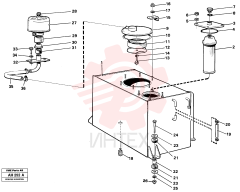 Hydr fluid tank