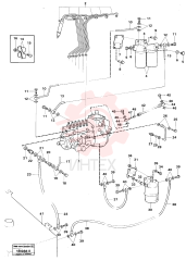 Oil feed pipe VOE 7420949