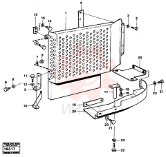 Protecting plate VOE 11013398