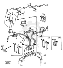 Delivery pipe VOE 8193561