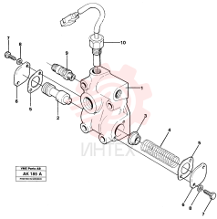 Lubricating oil valve VOE 11037218