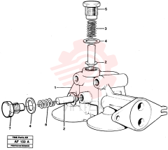 Oil filter housing VOE 8194717