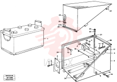 Battery shelf