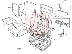 Seat frame VOE 11998621 (1)