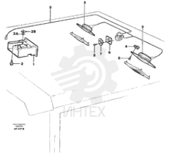 Radio bracket VOE 11006914