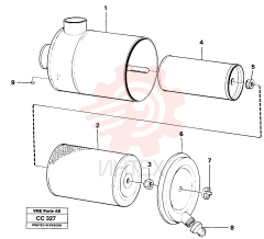 Air Cleaner VOE 11033787