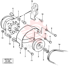 Alternator VOE 873757