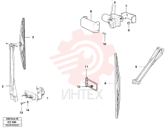 Wiper motor VOE 11039527