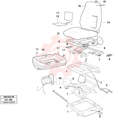 Seat cushion VOE 11998831