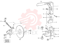 Handbrake lever
