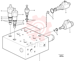 Valve block VOE 15021479