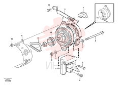 Alternator anchorage