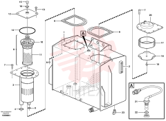 Hydraulic fluid tank