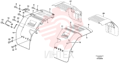 Rear fender VOE 11400841