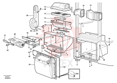 Fan housing VOE 11006157